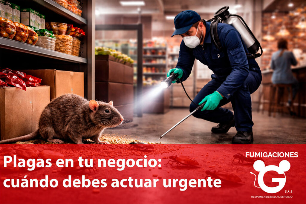Plagas en tu negocio: cuándo debes actuar urgente