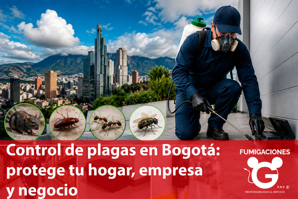 Control de plagas en Bogotá: protege tu hogar, empresa y negocio
