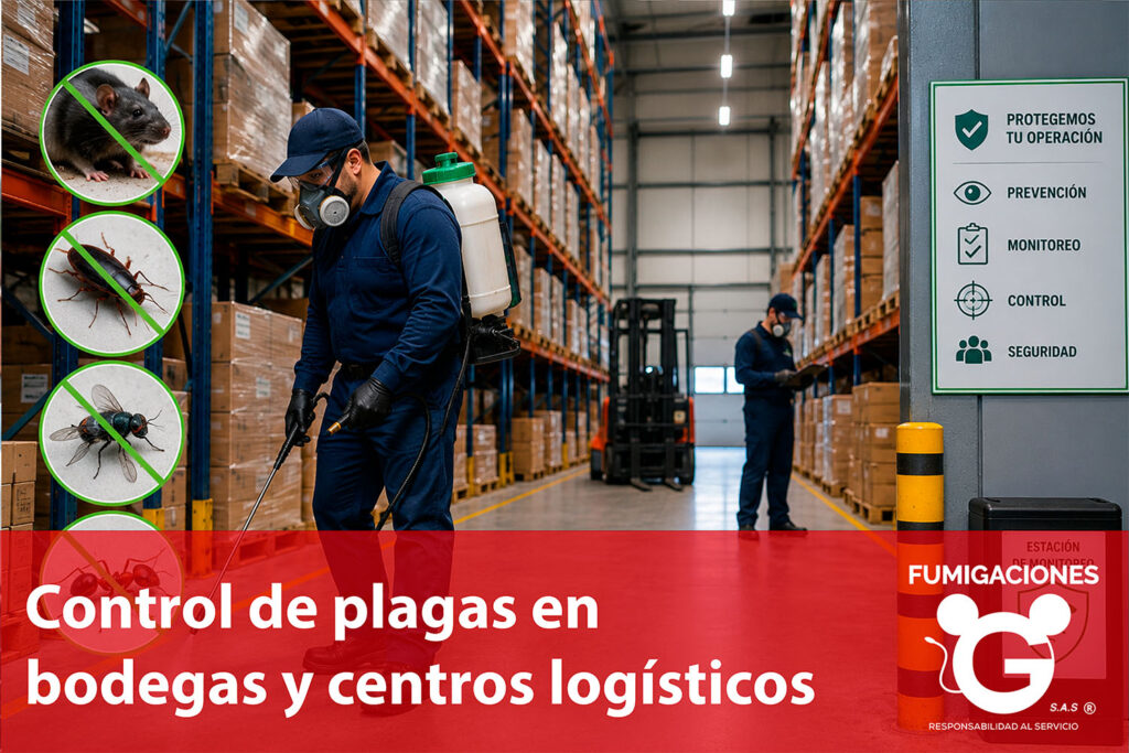 Control de plagas en bodegas y centros logísticos: protege tu operación, inventario y reputación